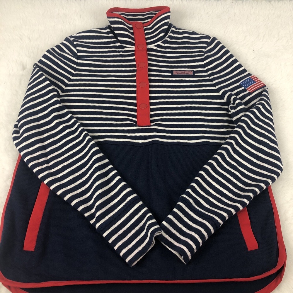 Vineyard Vines Americana Snap-Placket Shep Shirt XS